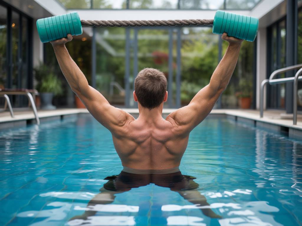 Aquagym et renforcement musculaire : un entraînement complet dans votre piscine